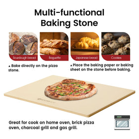 ROCKSHEAT pizza stone suitable for commercial kitchens and busy services