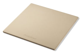 ROCKSHEAT square cordierite pizza stone for even heat and crispy crusts.