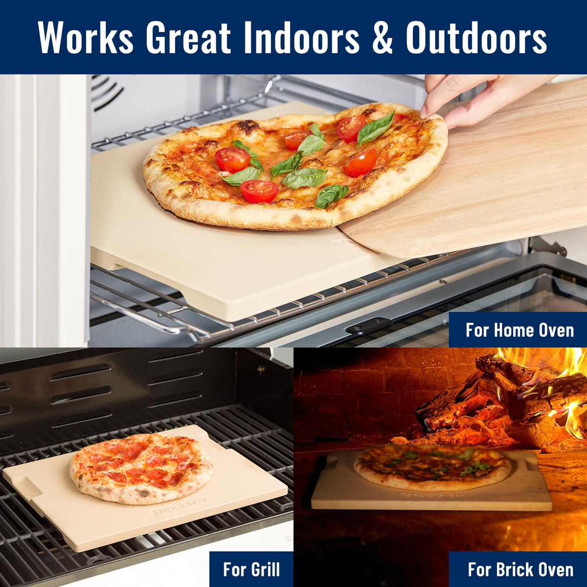 ROCKSHEAT stoneware is food-grade and oven-safe for safe meal prep.