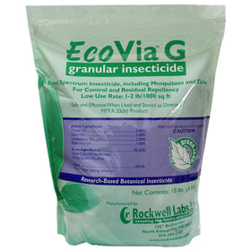 Rockwell Labs EcoVia G granular insecticide granules for outdoor pest control