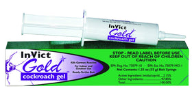 Invict Gold cockroach gel application on surfaces for targeted control.