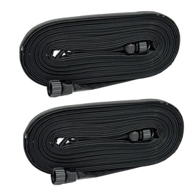 Rocky Mountain Goods 75-ft weeper hose close-up fabric shows durable double layers for longevity