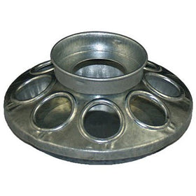 Rocky Mountain Goods chick feeder base with eight holes for multiple birds.