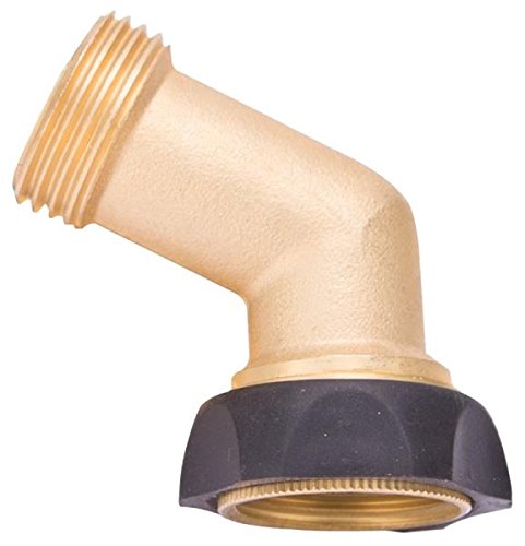 Rocky Mountain Goods gooseneck hose kink preventer with swivel for full-flow and kink reduction