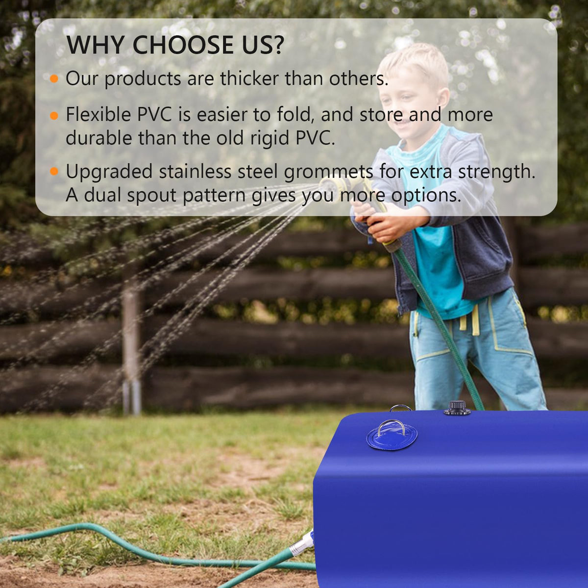 Rodelna durable 1000D PVC material for rugged outdoor use.