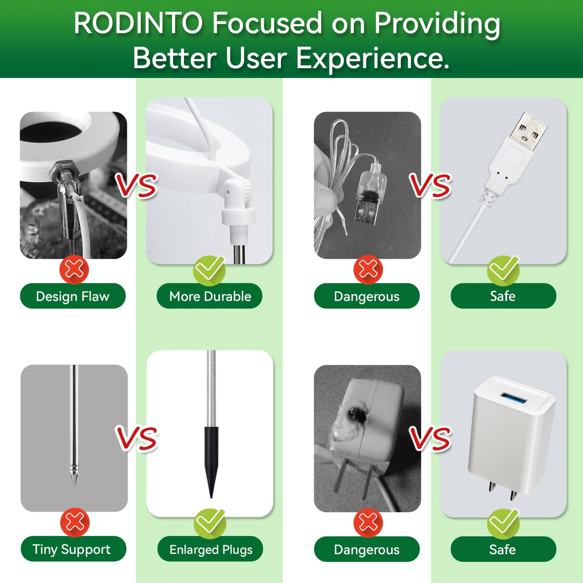 RODINTO ideal for bathrooms and cabinets lacking sunlight