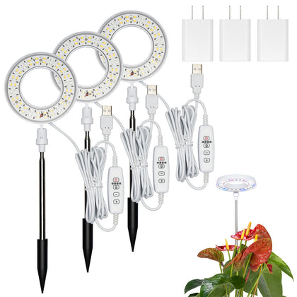 RODINTO full-spectrum plant light with 48 LEDs for robust indoor growth