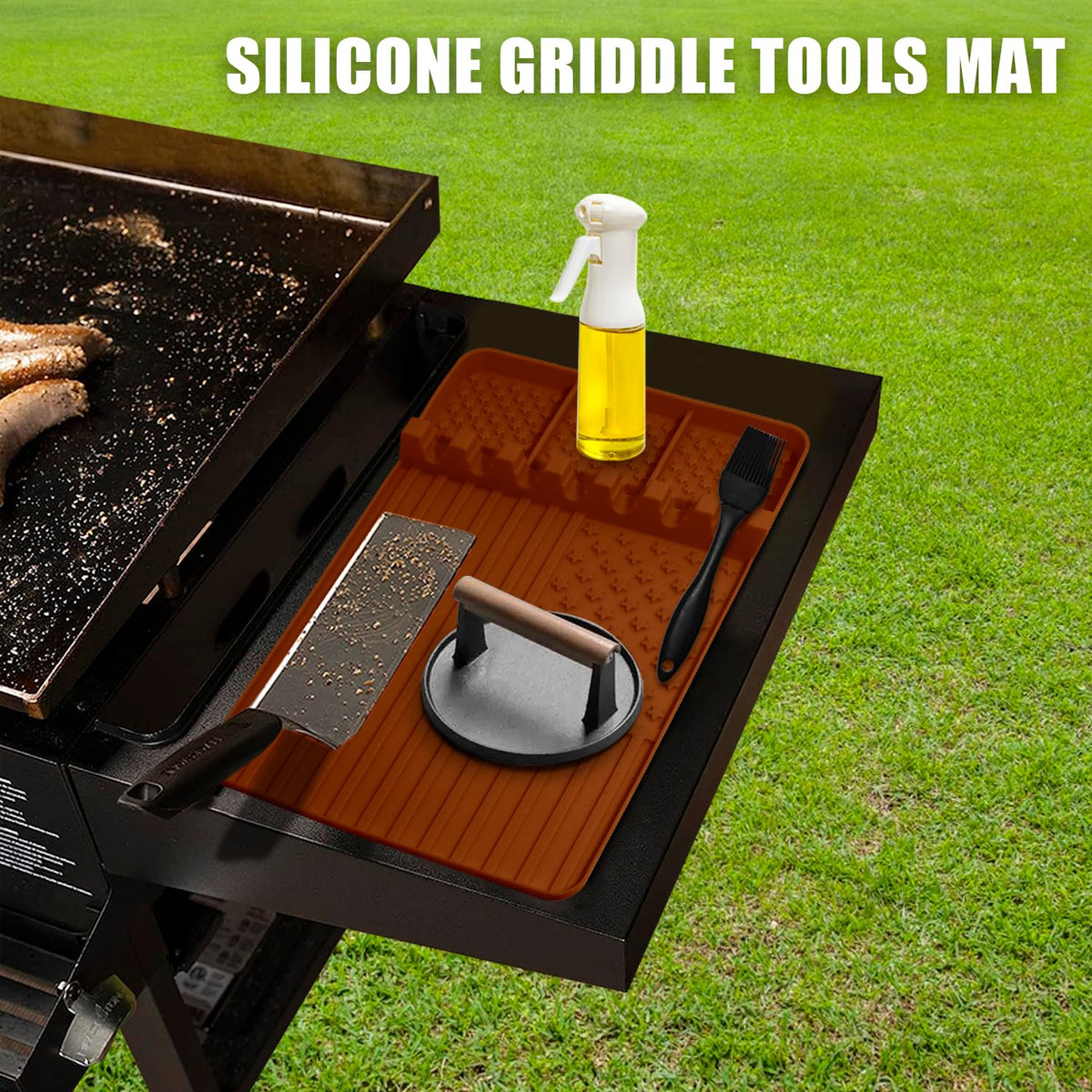 Rodnsurw anti-slip design prevents tool slips during busy cooks