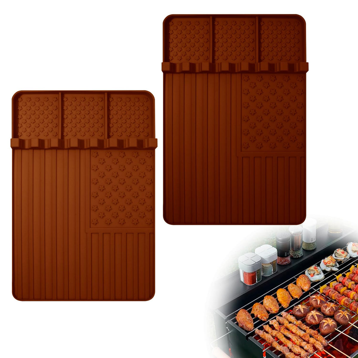 Rodnsurw roll-up storage enables compact, space-saving grilling setup