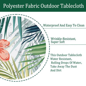 Rodvnyh easy-clean tablecloth wipe or machine wash