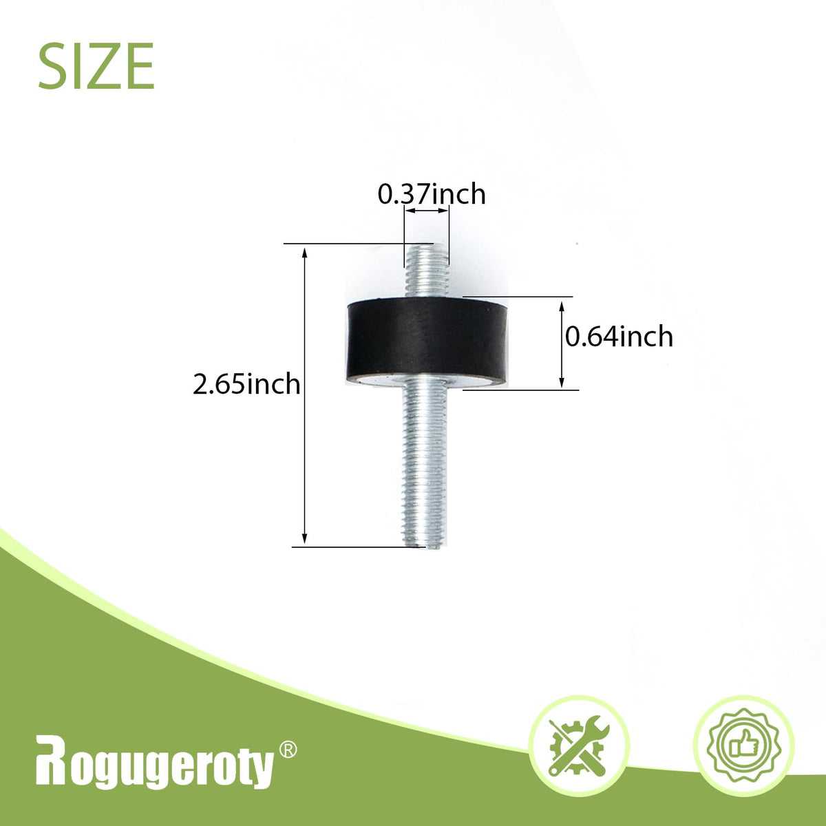 Rogugeroty compatible with Briggs & Stratton and Honda engines.