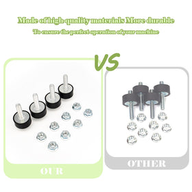 Rogugeroty lock nuts bundle enables quick, secure engine mounting.
