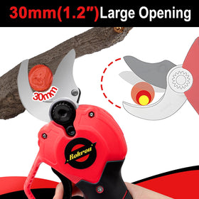Rokrou cordless pruners charging quickly for extended orchard work