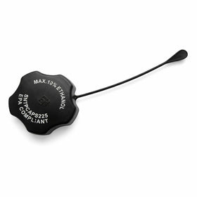 Rolvyns vented fuel cap with tether maintains airflow during refueling