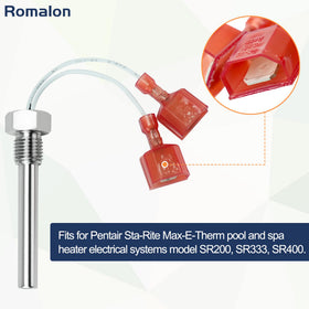 Romalon stainless steel sensor body resists corrosion for longevity