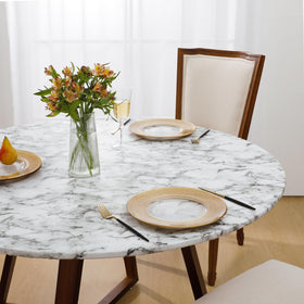Romanstile wipeable surface for quick cleanup after spills