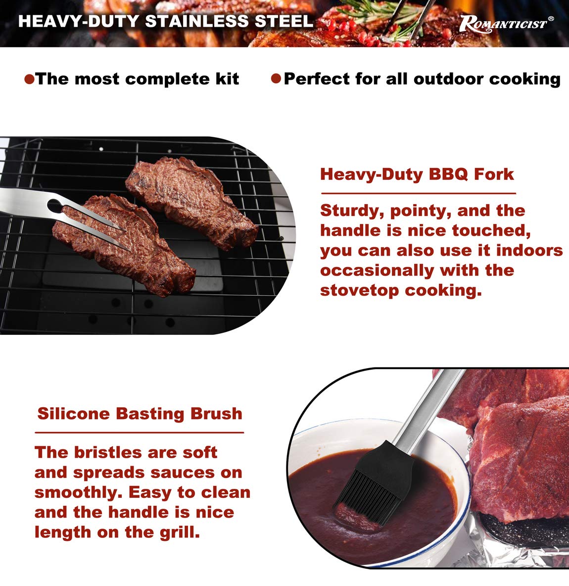 ROMANTICIST aluminium case stores portable grilling gear