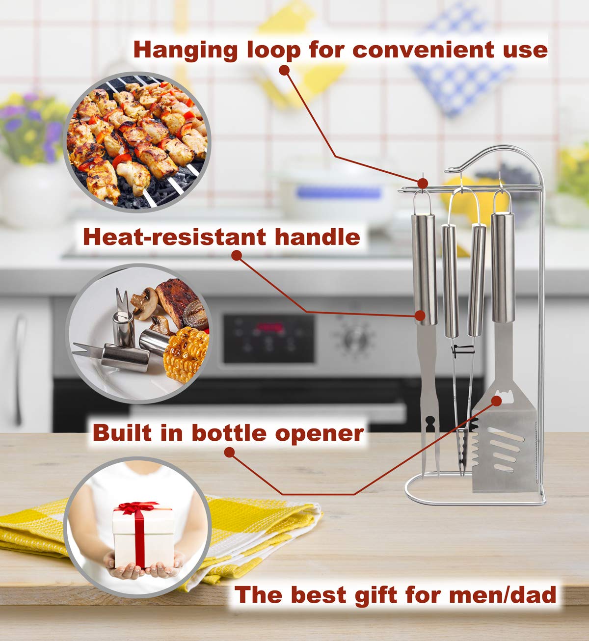 ROMANTICIST basting brush gliding over hot grill