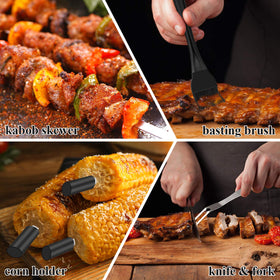 ROMANTICIST corn holders and skewers for even cooking