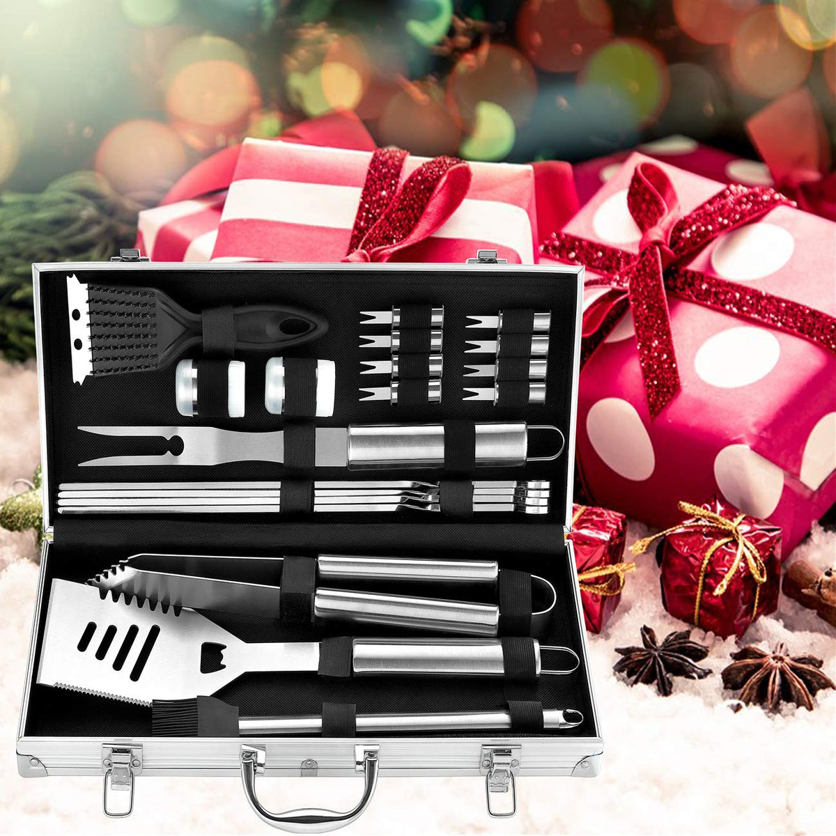 ROMANTICIST grill brush for quick cleanup after cooking