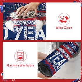 Romart low-profile surface, easy to shake, sweep, or vacuum away dust.