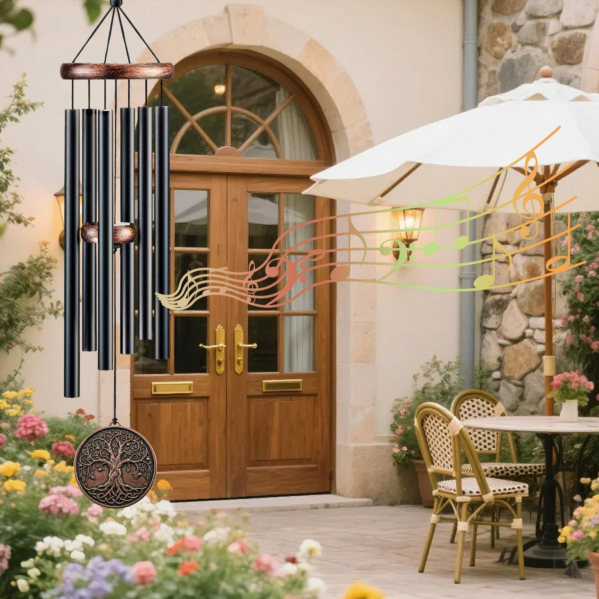 Romart versatile outdoor placement suitable for patio, garden, or near windows