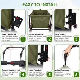 ROMILTON durable-steel-construction delivers sturdy support across seasons.