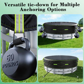 ROMIVO cover with extended drop edge for enhanced debris protection