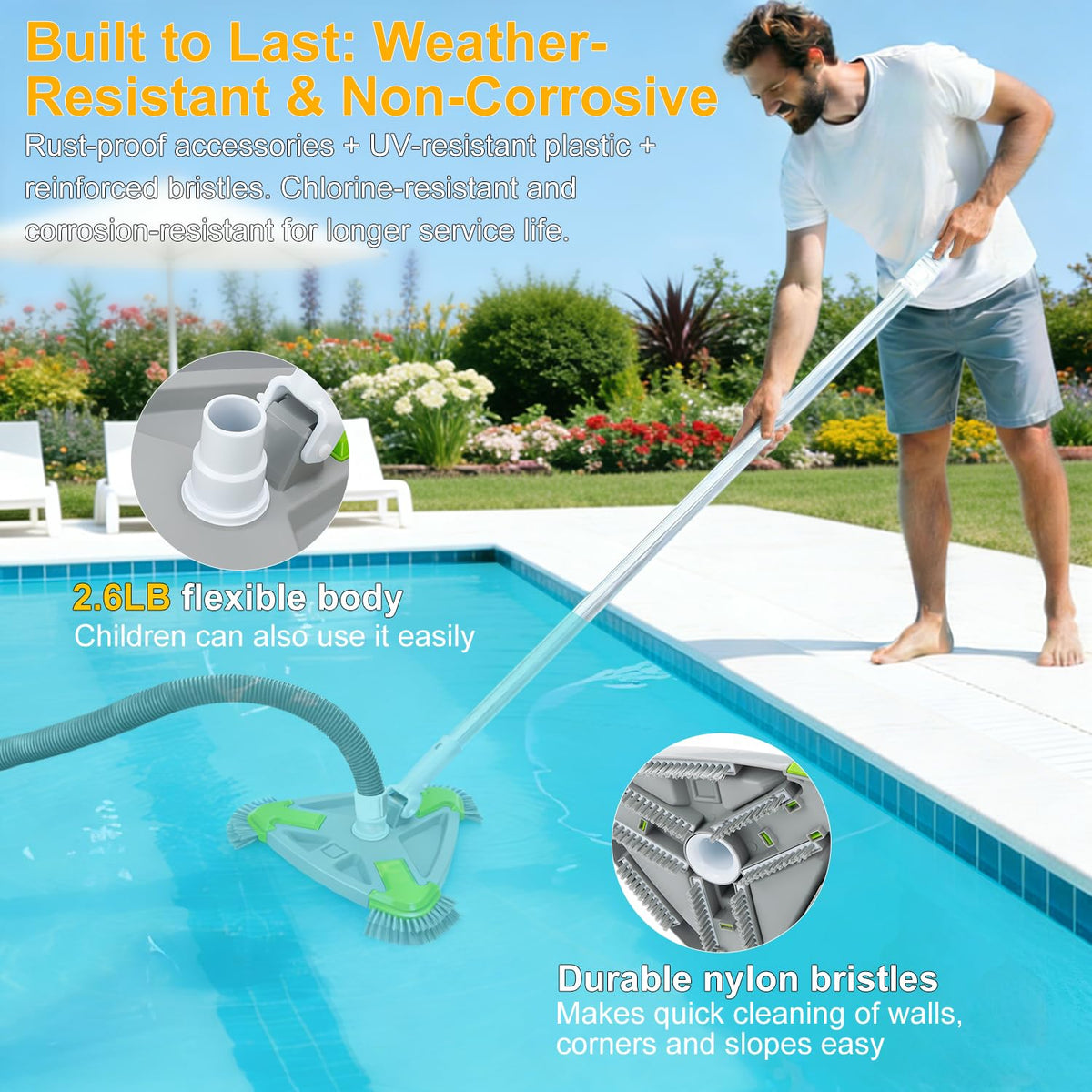 ROMIVO pool head compatibility across above-ground and inground pools