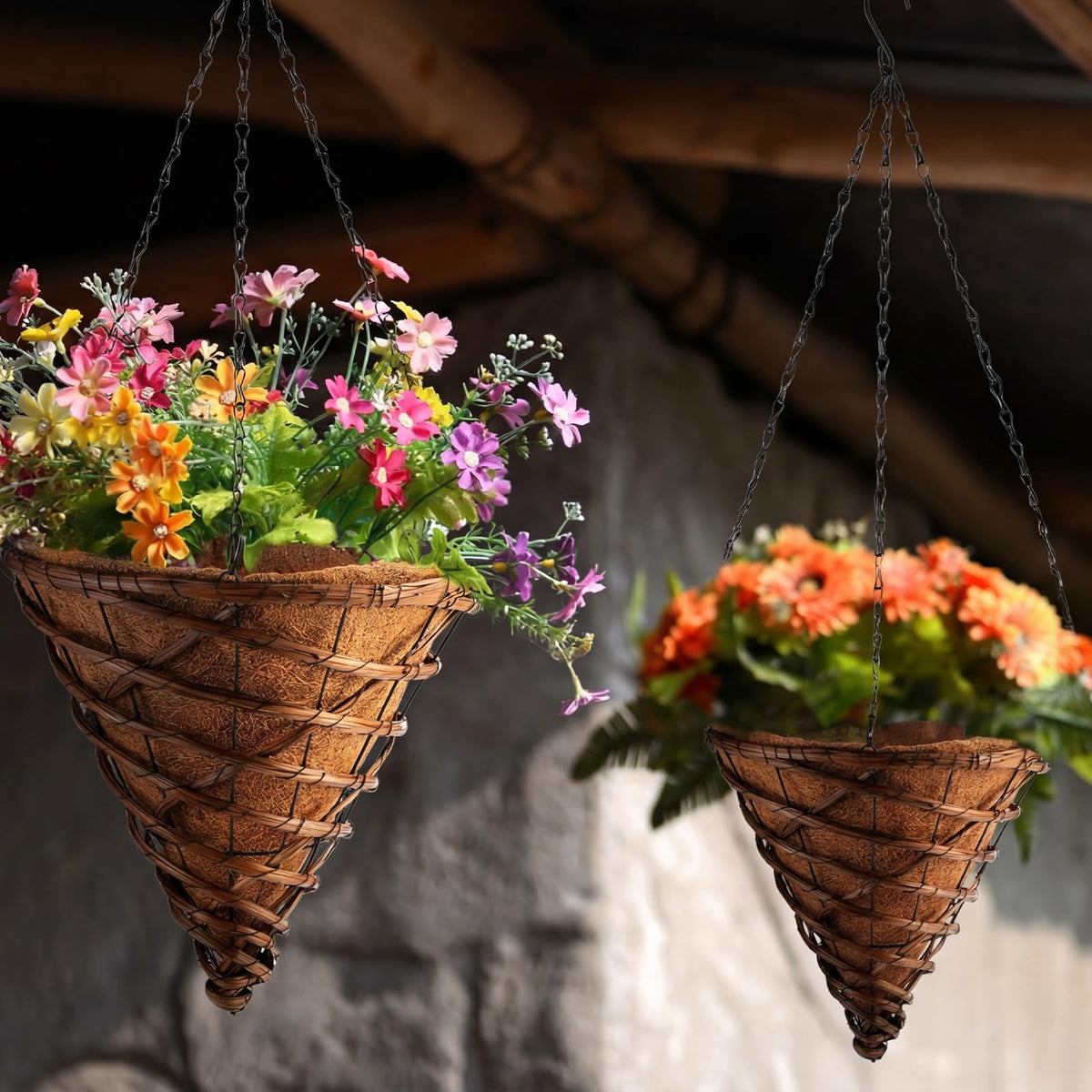 Romooa handwoven rattan adds rustic charm to any space.