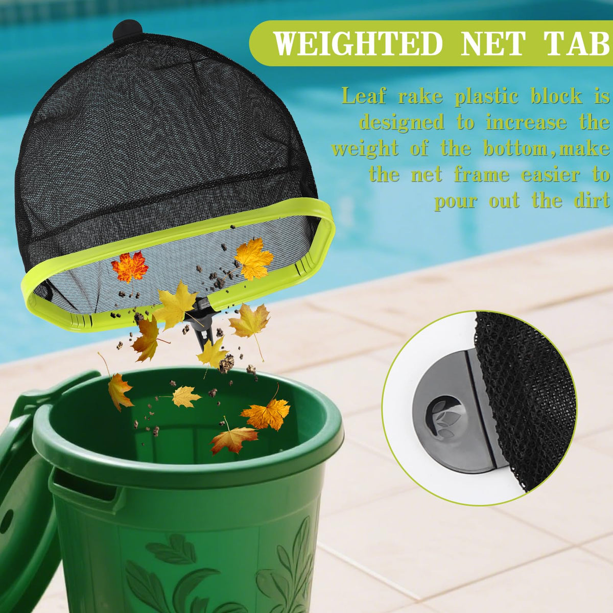 Rongbo skimmer inner layer adds strength to resist tearing from leaves