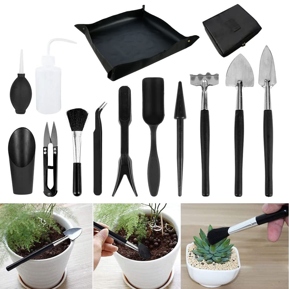 Rongbo mini garden tool set opened for versatile indoor outdoor use