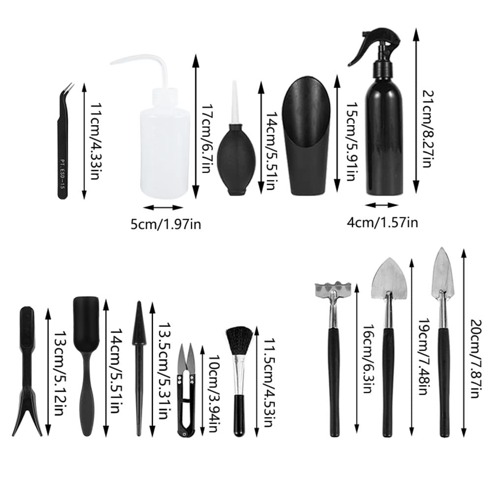 Rongbo succulent tools transplanting trowel ideal for careful repotting