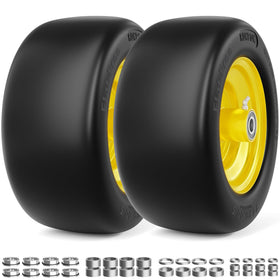RONPOW 11x6 flat free tire side view for puncture-resistant performance