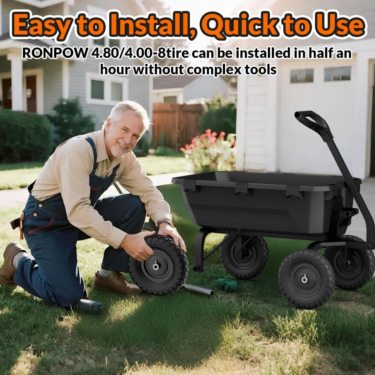 RONPOW 20-minute installation with bearings included