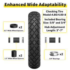 RONPOW polyurethane tire weather-resistant and durable