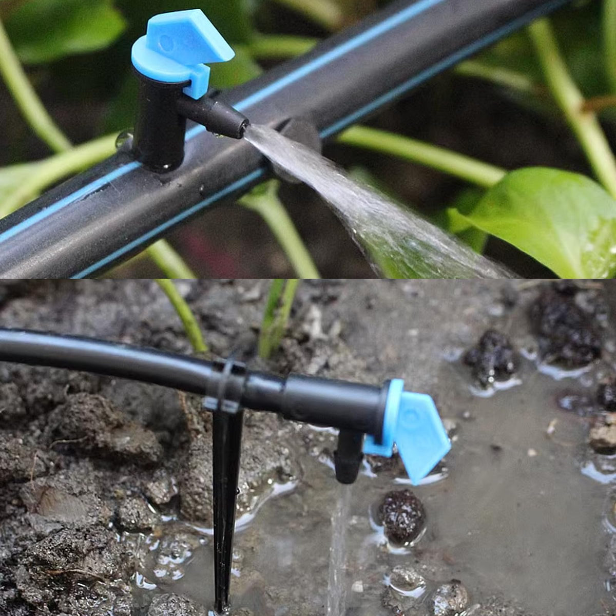 RONYOUNG emitter valves and pipes enable customizable irrigation layouts.