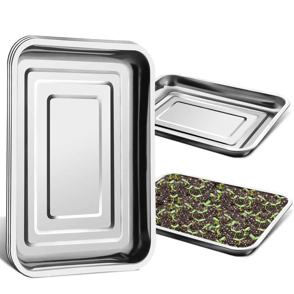 RooTrimmer seedling tray 17.5 by 13.56 inches supports organized germination.
