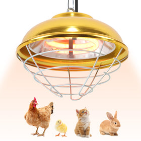 Roodike hanging coop heater in use provides reliable warmth for poultry in coops