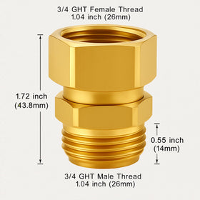 ROOGSIH close-up of brass swivel showing durable, rust-resistant construction.