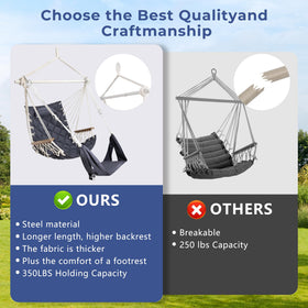 ROOITY spacious 24x48 inch hammock seat dimensions