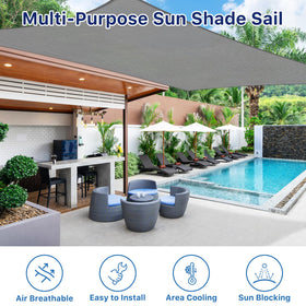 RoomHacks breathable high-density polyethylene fabric provides UV protection and airflow.