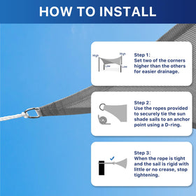 RoomHacks curved design improves tension and reduces sag for long-lasting shade.