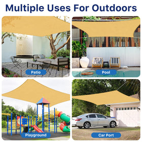 RoomHacks versatile shade sail fits patios, gardens, decks, and more