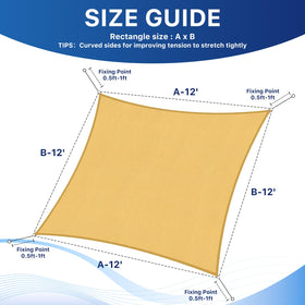 RoomHacks 12x12 shade sail provides cooling cover for backyard gatherings