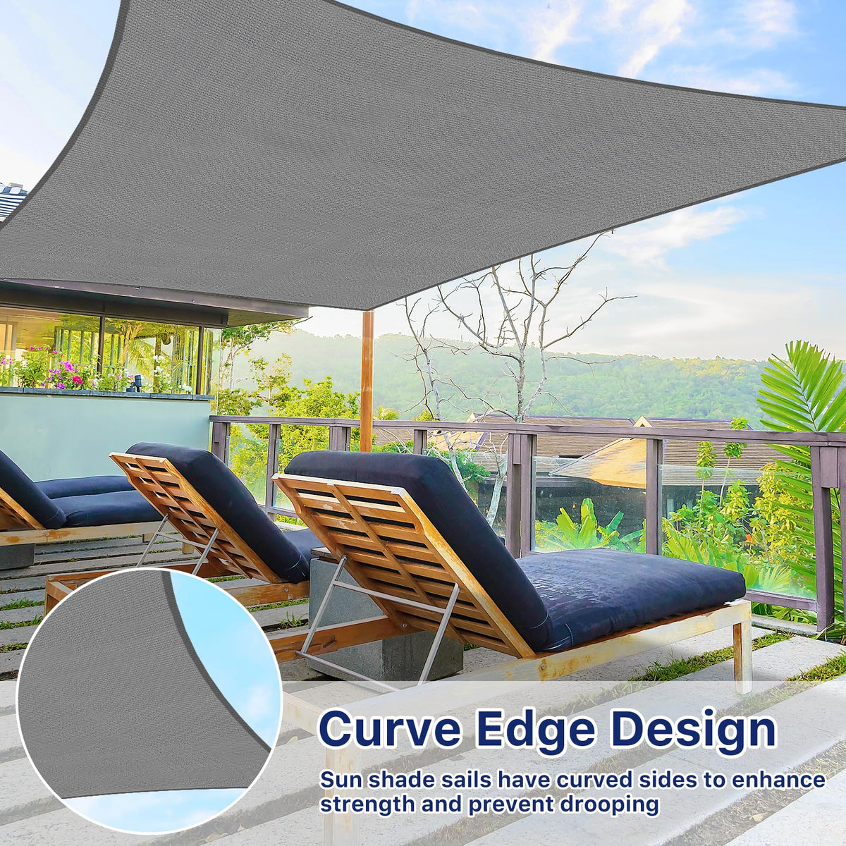 RoomHacks UV protection fabric keeps sun at bay while air circulates.