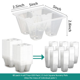 RooTrimmer 1020-compatible seed tray for smooth propagation in standard flats