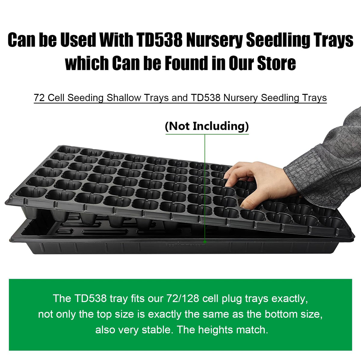 RooTrimmer trays paired with 1020 flats promote efficient seedling growth