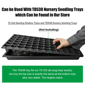 RooTrimmer trays paired with 1020 flats promote efficient seedling growth