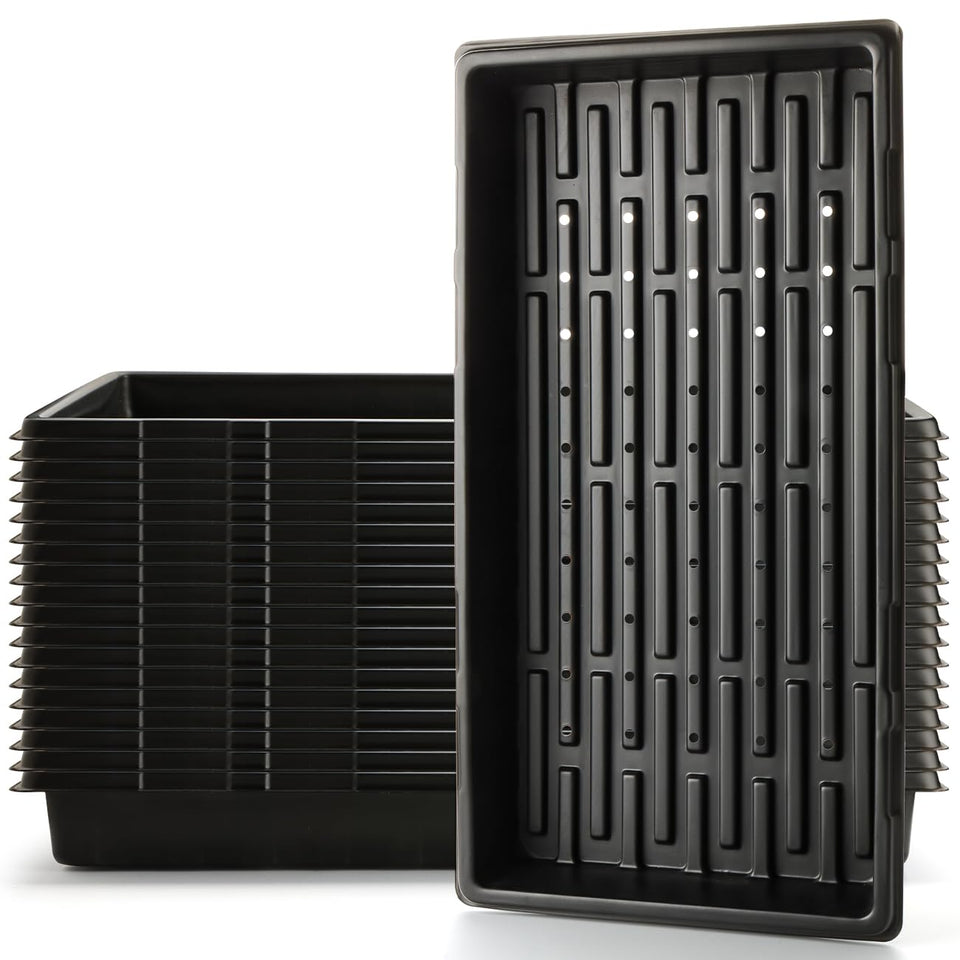 RooTrimmer 1020 seedling tray with holes for efficient drainage and healthy germination.